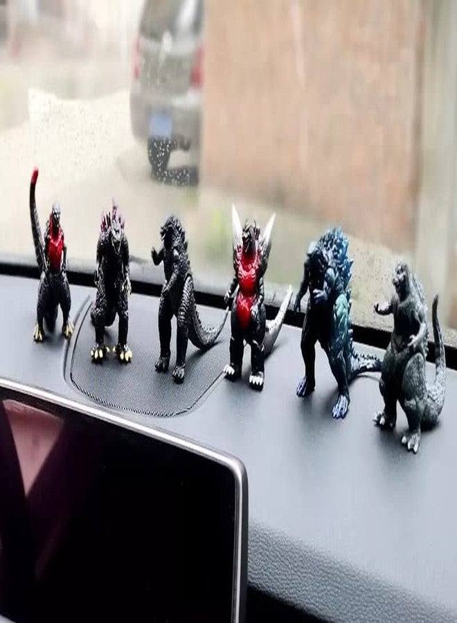 De-Lite™ Action Figures Soft Touch Vinyl Plastic Collectible Model Toys… (God-Zilla & Kong, 8 Pieces Set, Multicolour, 5-7cm) - Image 3